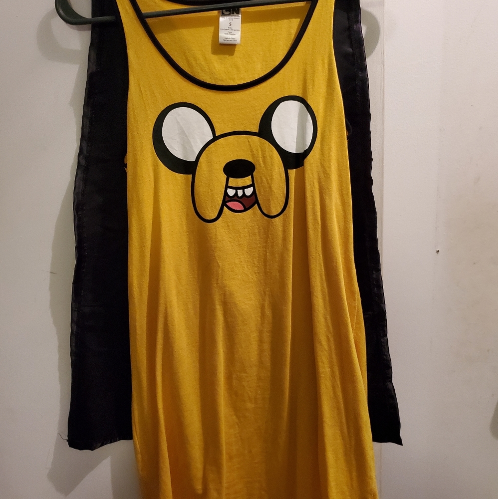 Adventure time Jake with detachable cape dress